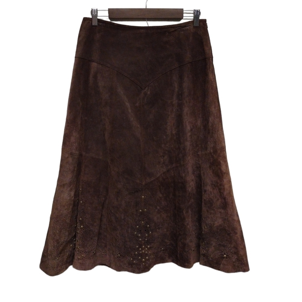 Coldwater Creek Women's Leather Skirt Size S